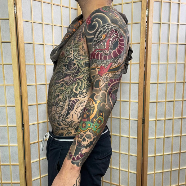 tipos de tatuajes - japonés - estudio de tattoo vigo